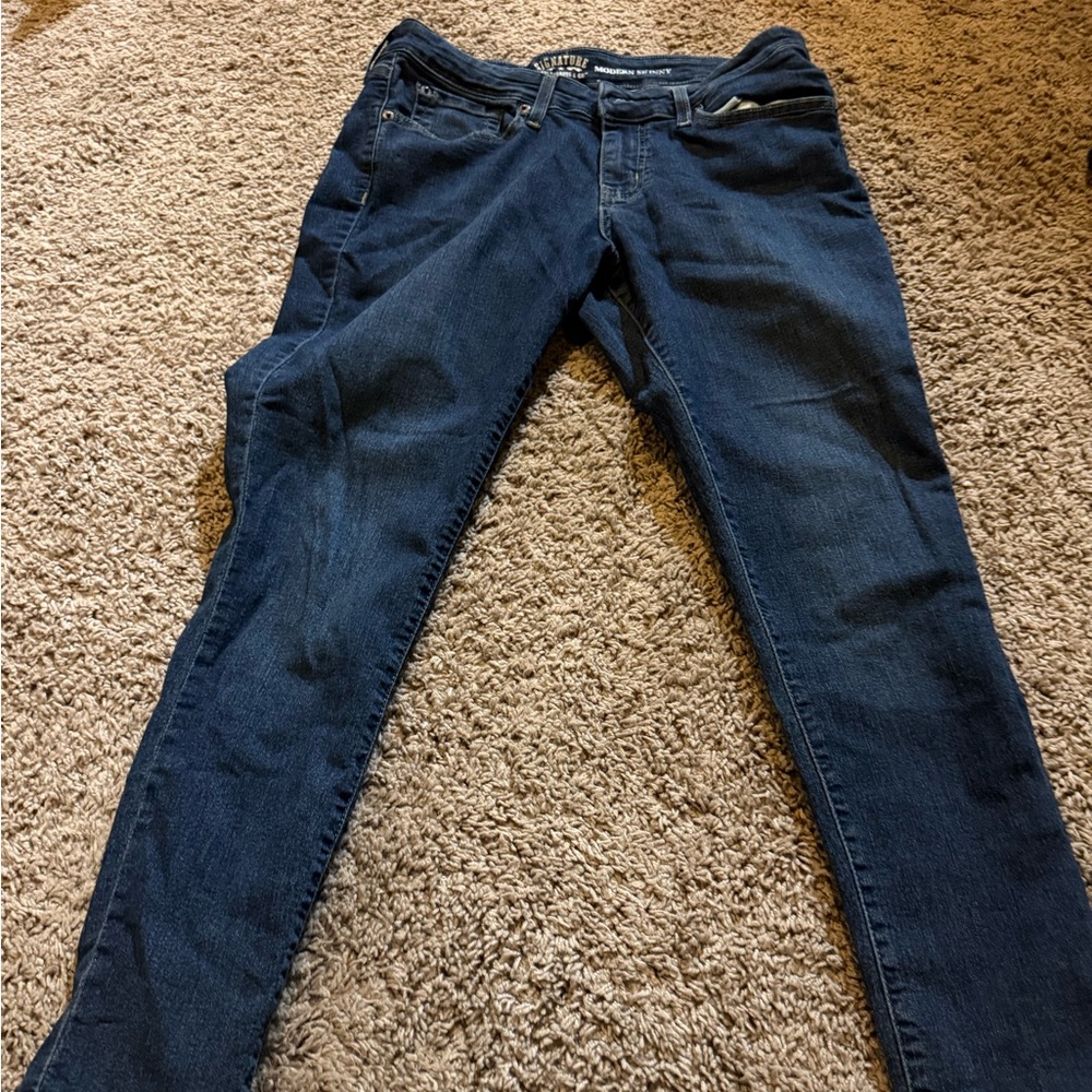 Levi Signature Women's Dark Blue Skinny Jeans